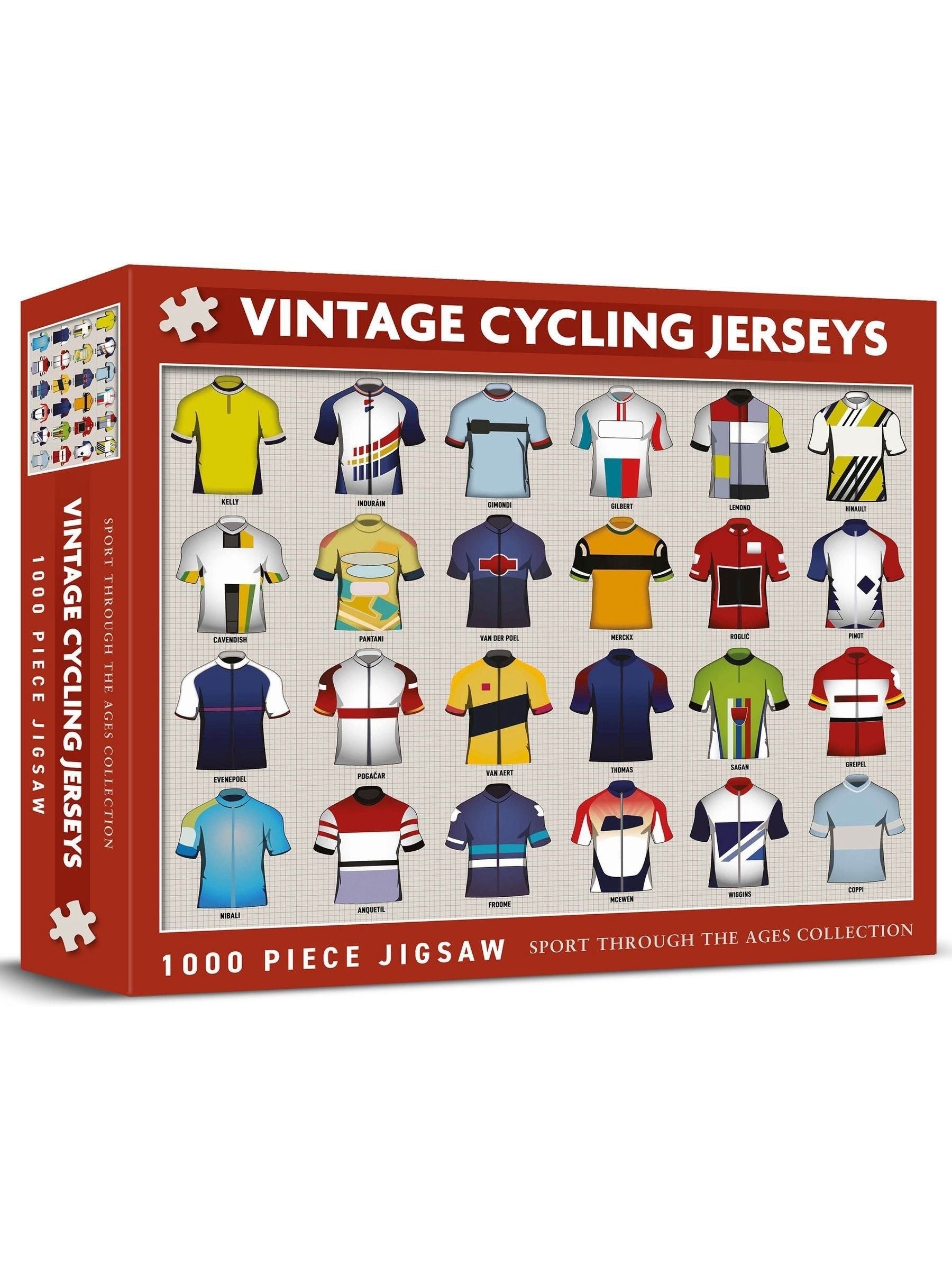 Coach House Partners vintage cycling jerseys 1000-piece puzzle (British brand)