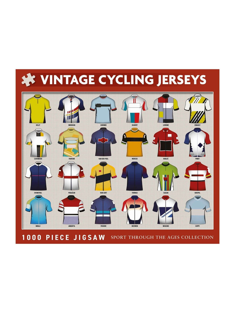 Coach House Partners vintage cycling jerseys 1000-piece puzzle (British brand)