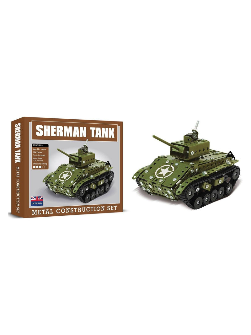 Coach House Partners Sherman Tank metal construction set, imported from the UK