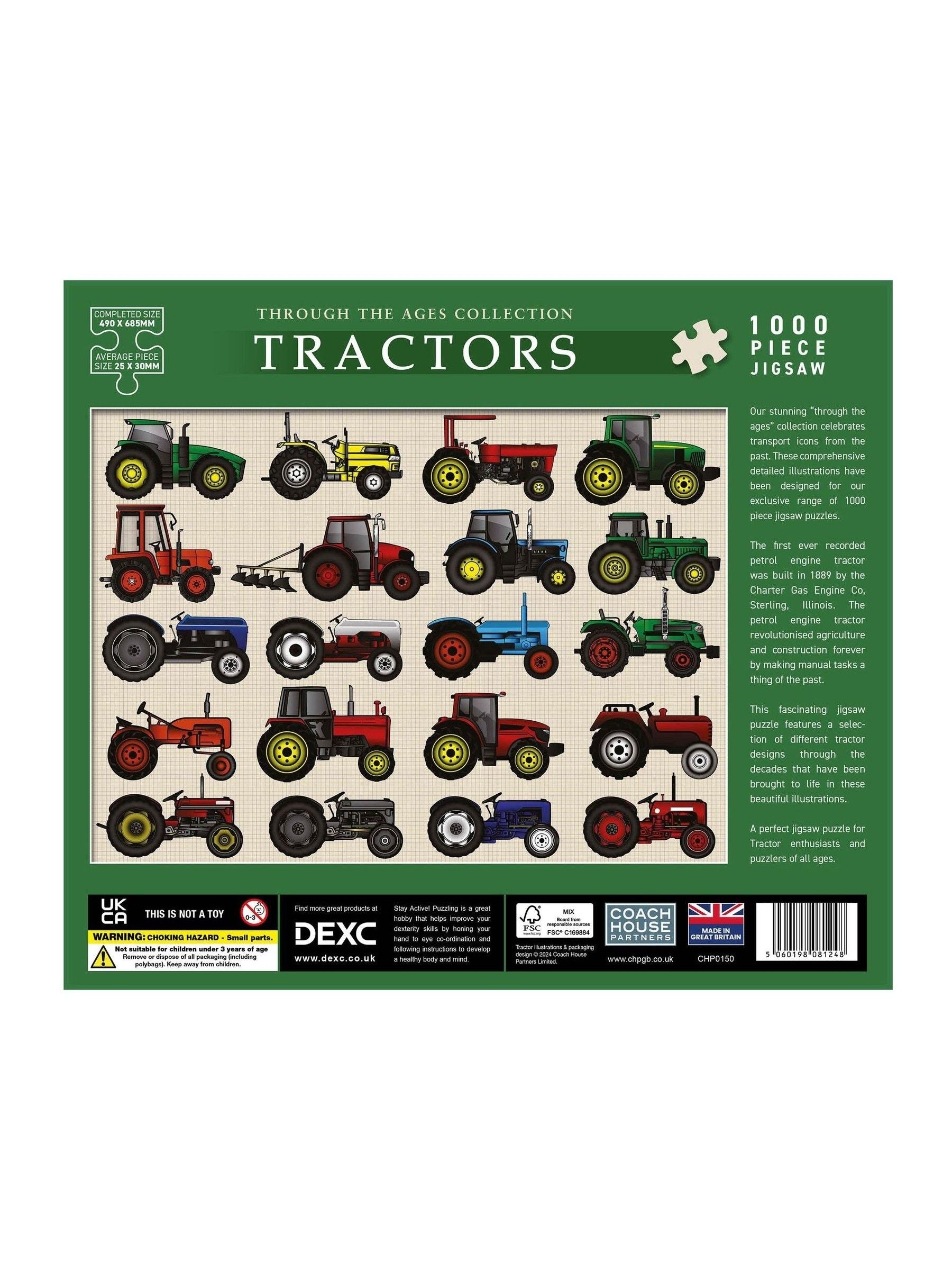 Coach House Partners tractors jigsaw puzzle 1000 pieces, imported from the UK