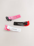Hello Kitty hair clips pink 6 pack, imported from the UK