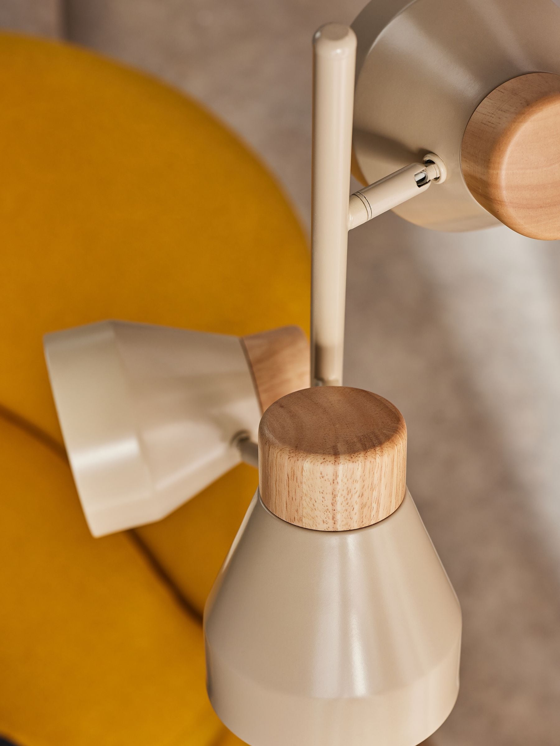 MADE.COM Cream Albert floor lamp 162cm - British product