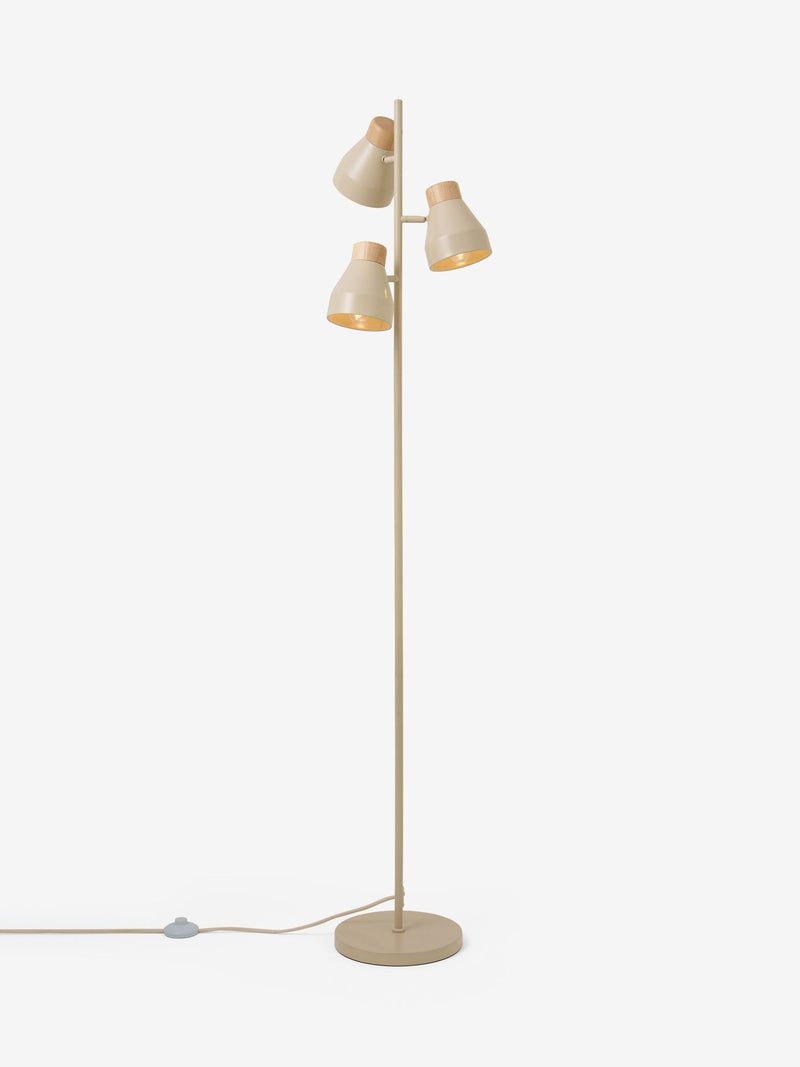 MADE.COM Cream Albert floor lamp 162cm - British product