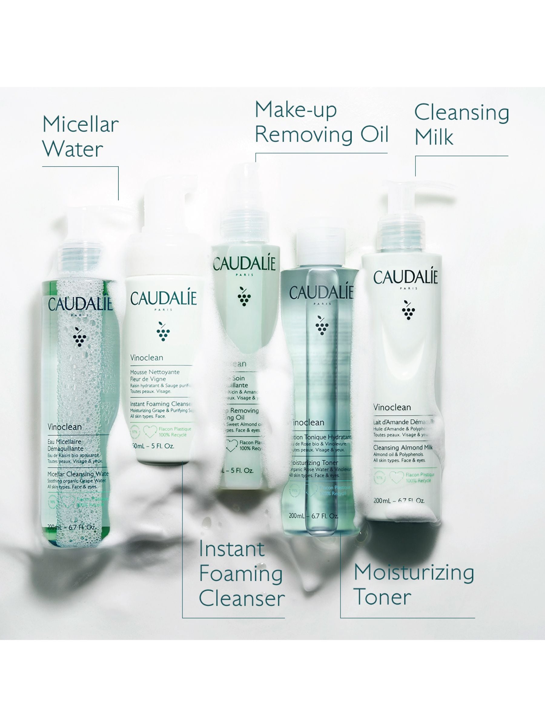 Caudalie Vinoclean Instant Foaming Cleanser 150ml - British product
