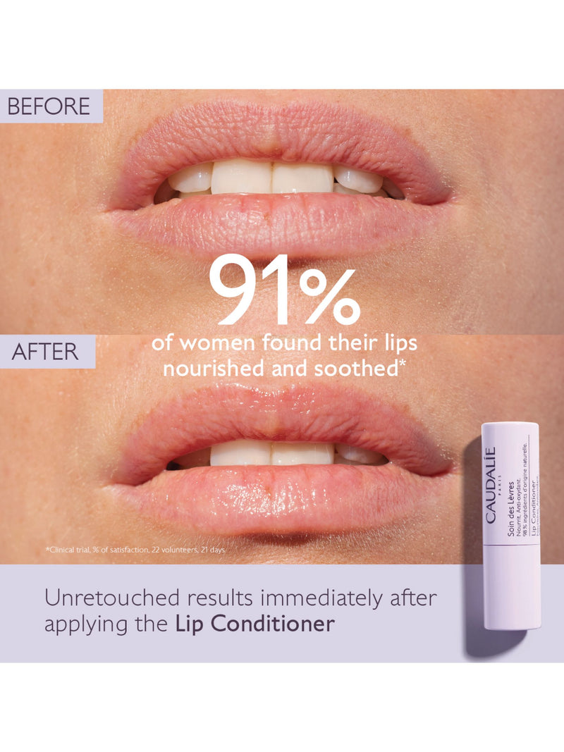Caudalie moisturizing lip conditioner 5ml, imported from the UK