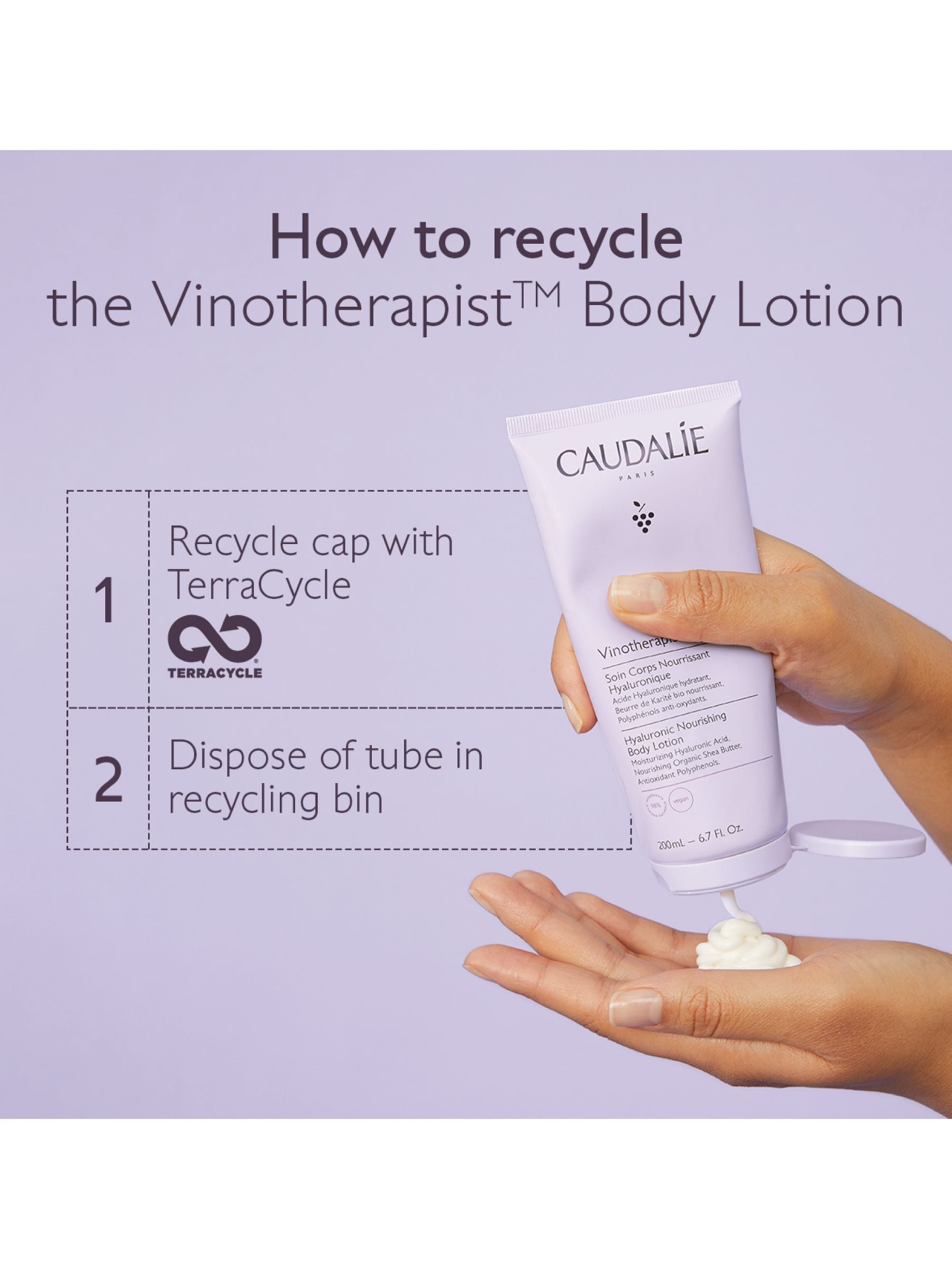 Caudalíe Vinotherapist nourishing body lotion 200ml, imported from the UK