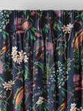 Graham & Brown Night Blue Clavering Birds made to measure curtains, imported from the UK