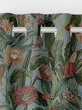 Graham & Brown Tigerlily sky blue made to measure curtains, UK version