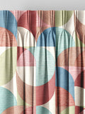 Graham & Brown Red Carnival Stitch Craze curtains (British brand)