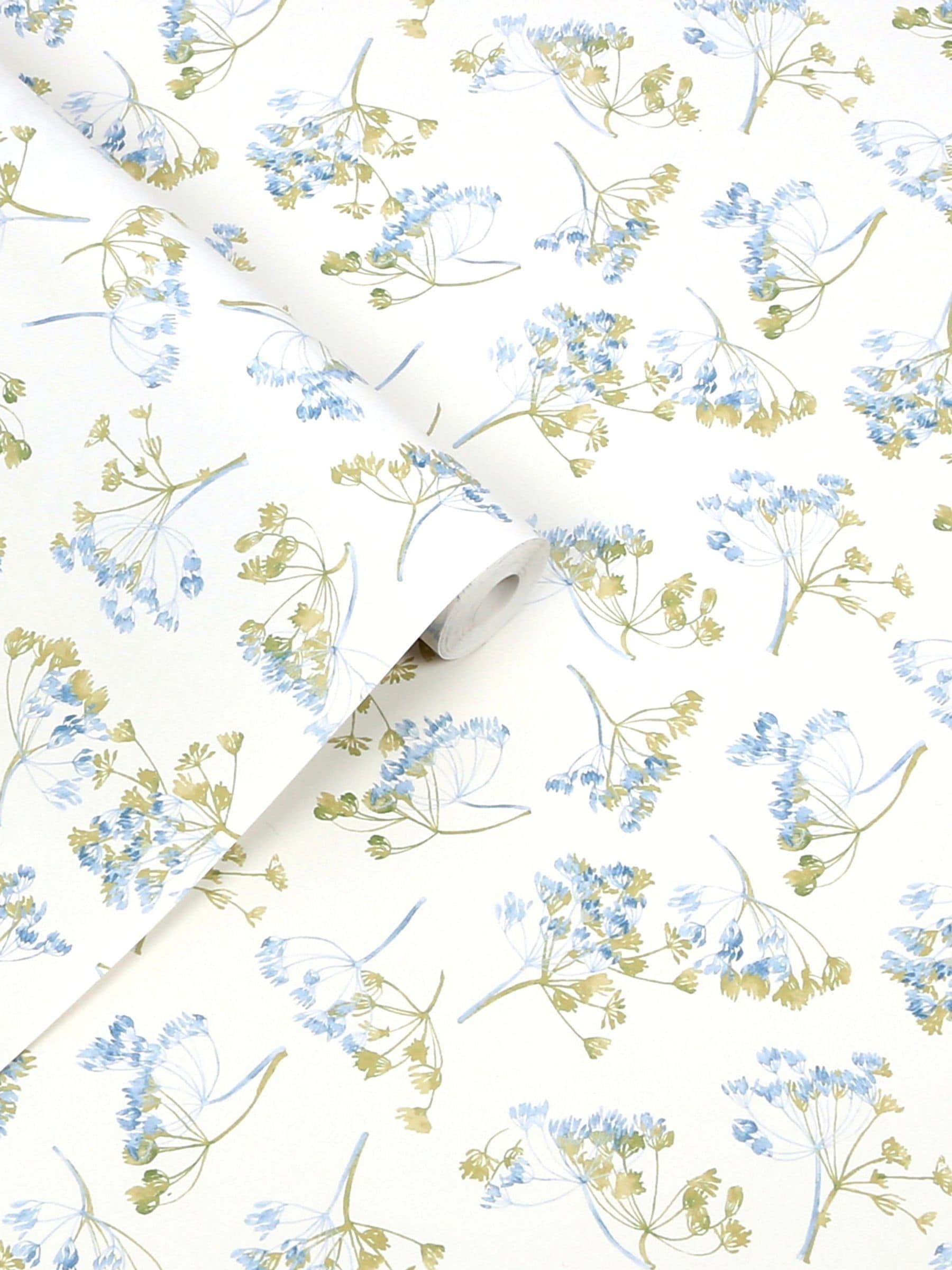 Laura Ashley Avonbury cream wallpaper 10m x 52cm, UK version