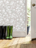 Laura Ashley Blue Rye 10M Wallpaper
