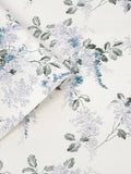 Laura Ashley White Mirabelle wallpaper 10m roll, imported from the UK