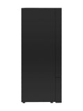 Be Modern Black Qube freestanding electric stove, UK version