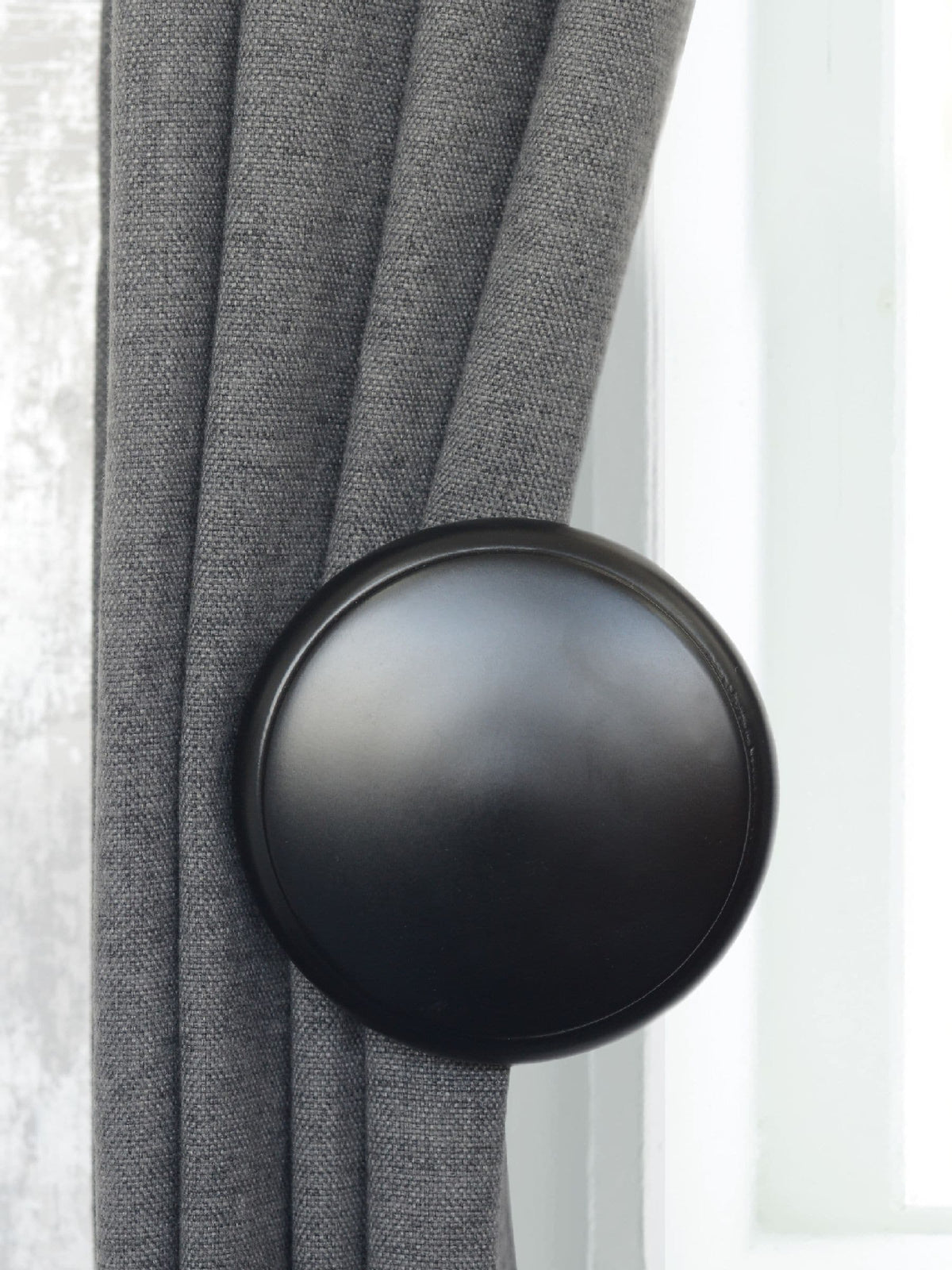Laura Ashley black curtain holdbacks 1 pair - British product