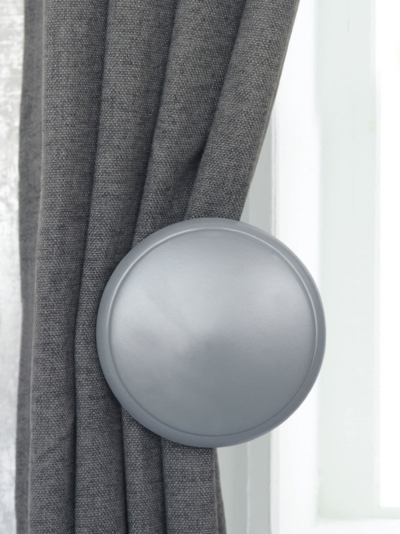 Laura Ashley grey wood curtain holdbacks (British brand)