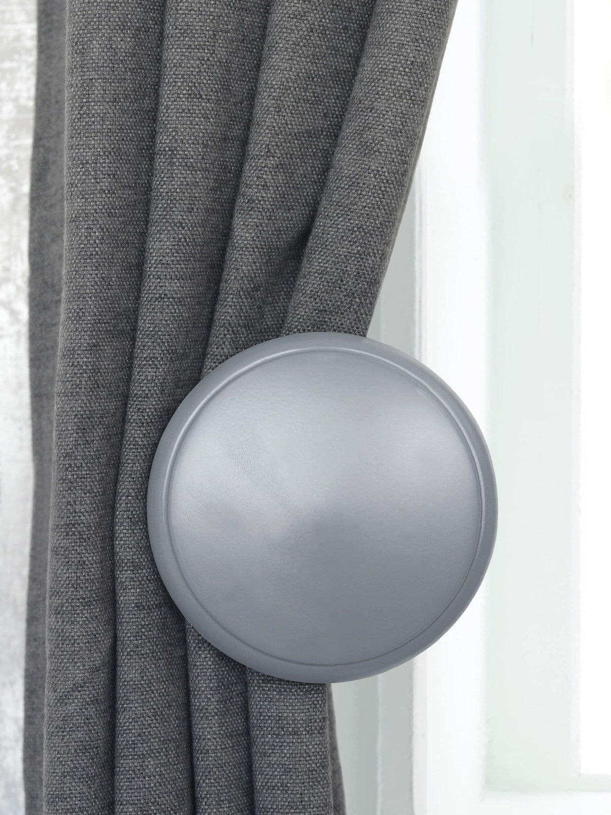 Laura Ashley grey wood curtain holdbacks (British brand)