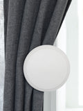 Laura Ashley Black 1 Pair of Wood Curtain Holdbacks
