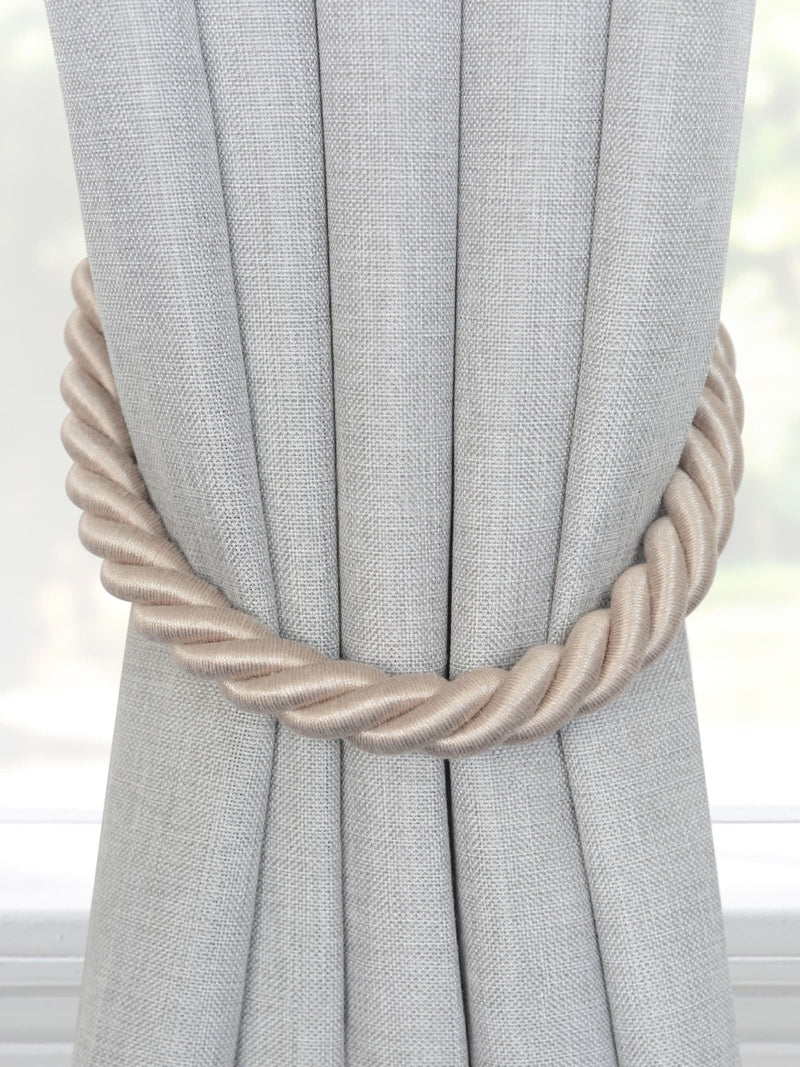 Laura Ashley rope curtain tiebacks natural 94cm, UK version