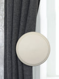 Laura Ashley natural wood curtain holdbacks pair - British product