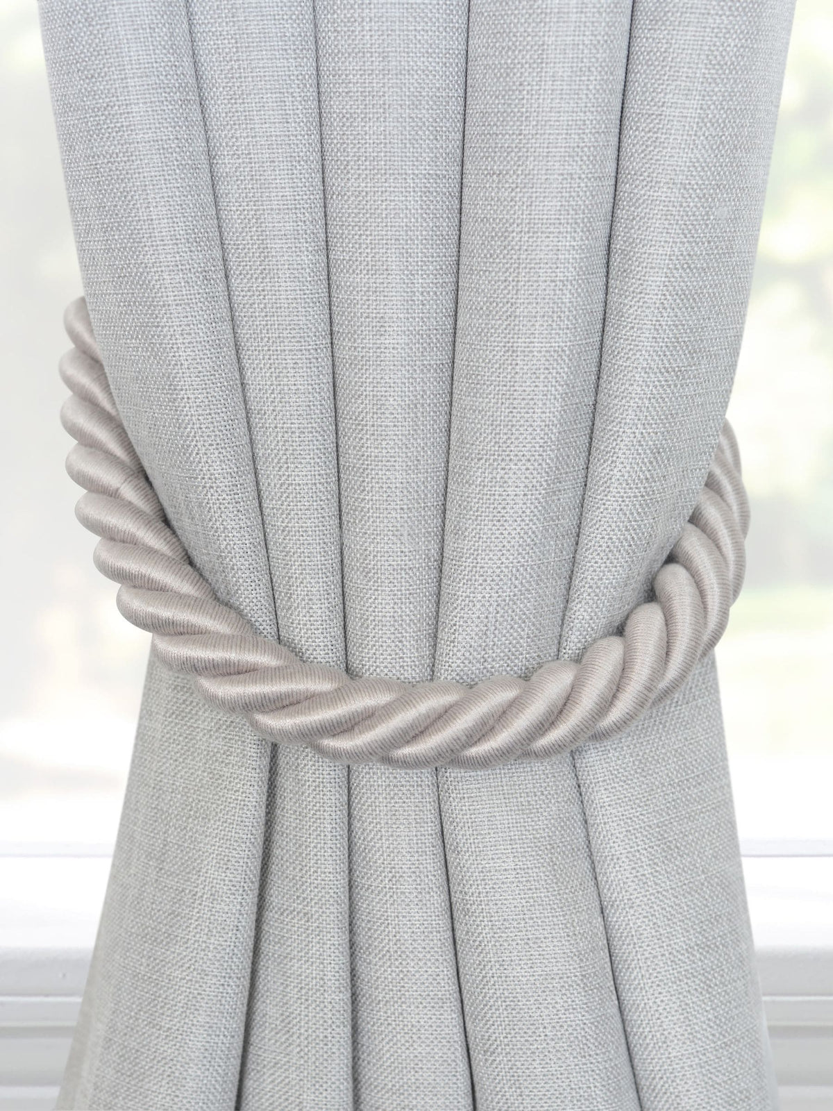 Laura Ashley Natural Rope Curtain Tiebacks