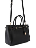 Carvela Black Chrome Belted Tote Bag