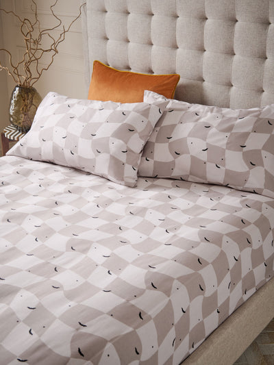Next Natural Ghost Halloween Single Fitted Sheet and Pillowcase Set- Buy online at McGrocer