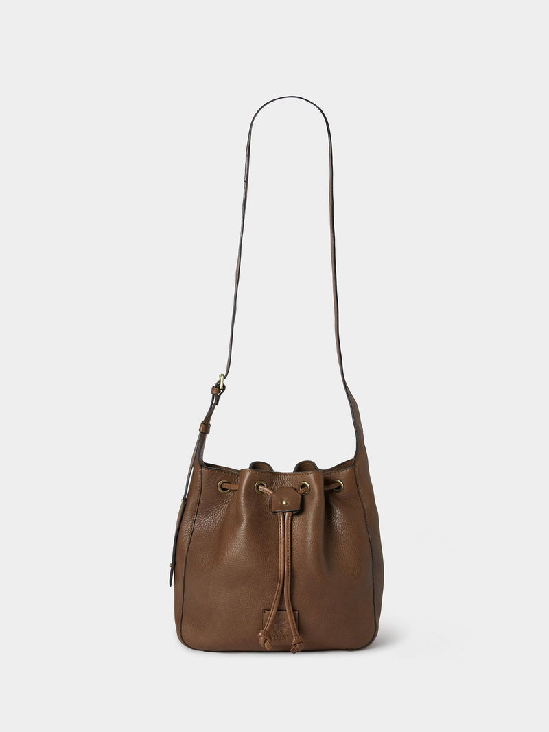 Osprey London Black The Monterrey Leather Bucket Bag