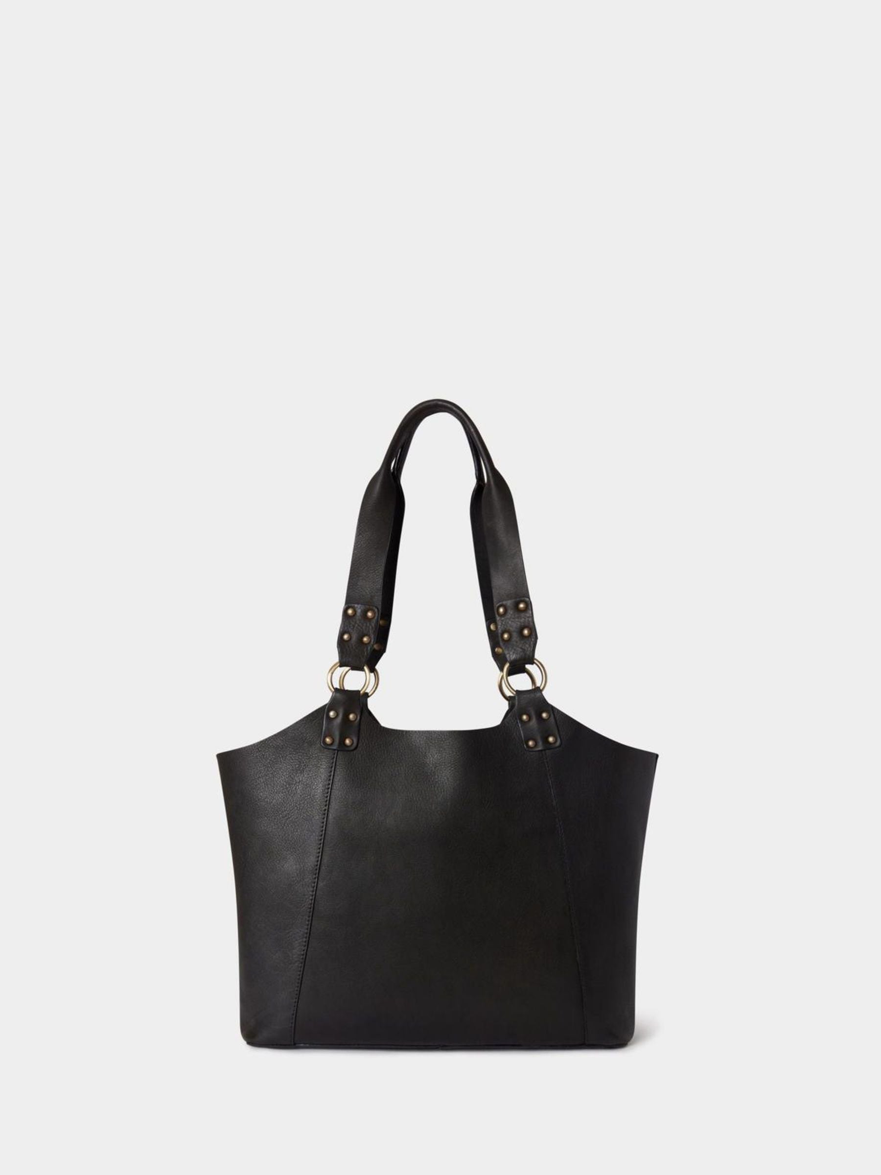 Osprey London Monterrey black leather tote bag (British brand)