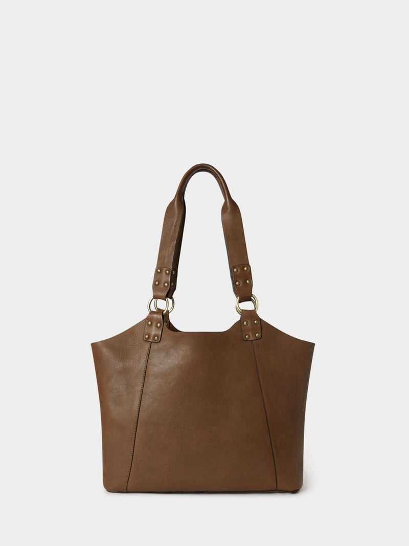 Osprey London brown Monterrey leather tote bag - British product