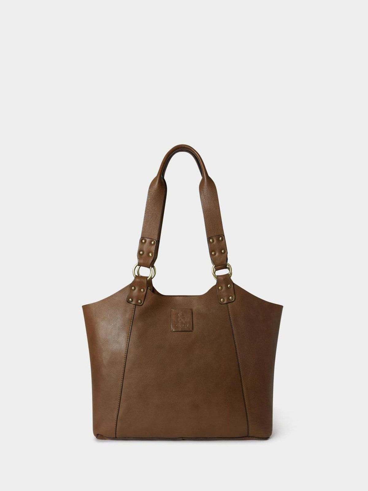 Osprey London brown Monterrey leather tote bag - British product
