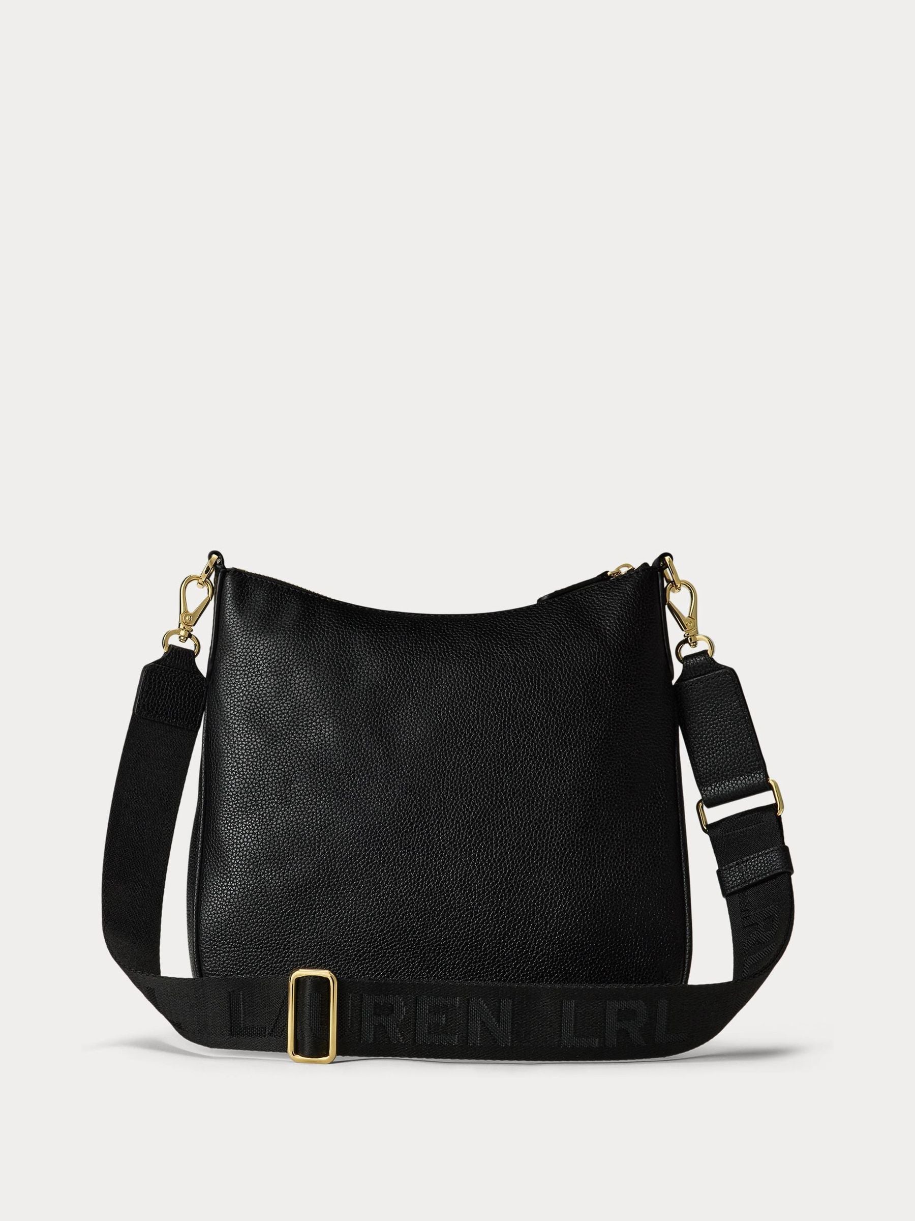 Lauren Ralph Lauren large pebbled leather cross-body bag, UK version