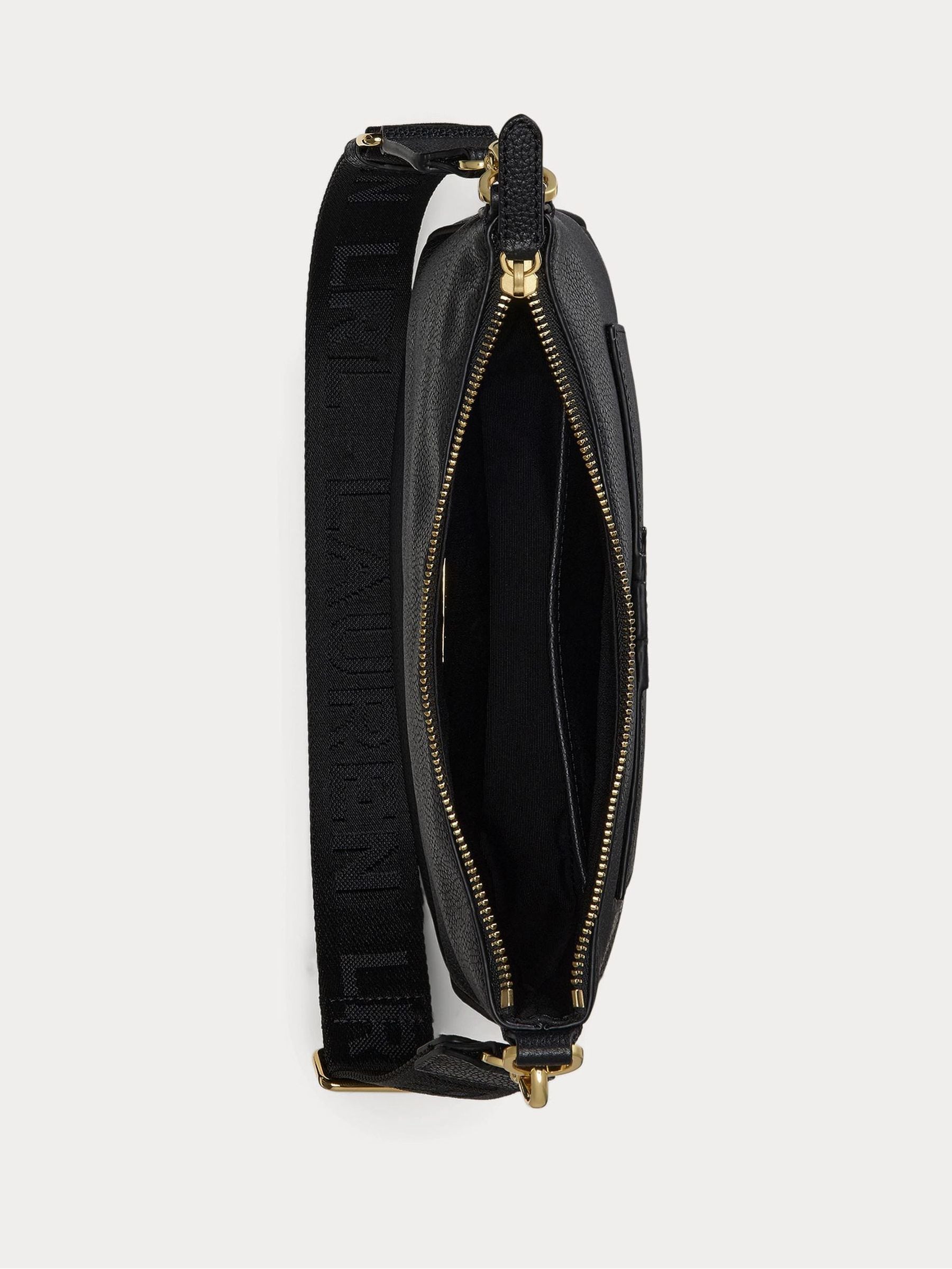 Lauren Ralph Lauren large pebbled leather cross-body bag, UK version
