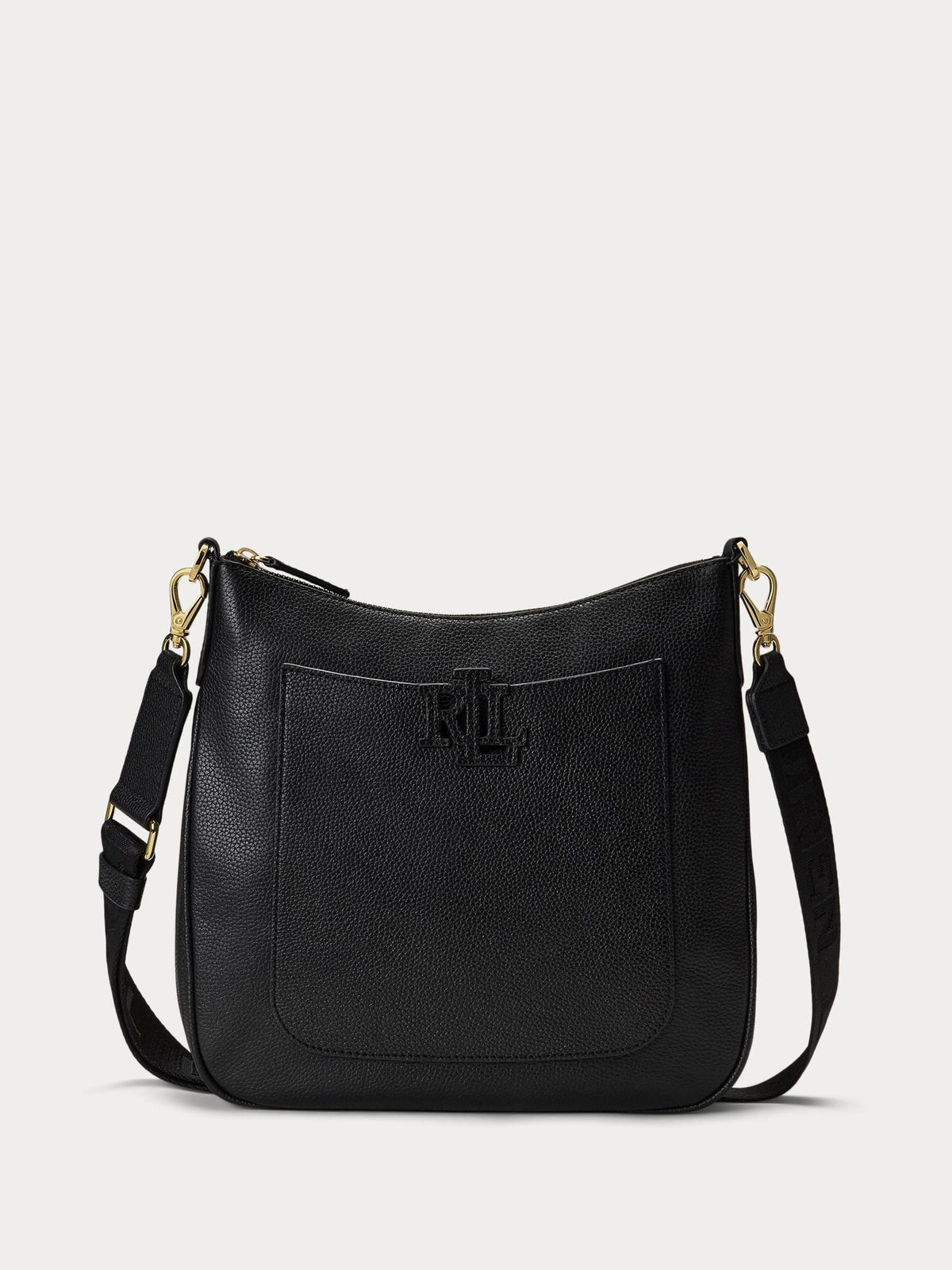 Lauren Ralph Lauren large pebbled leather cross-body bag, UK version