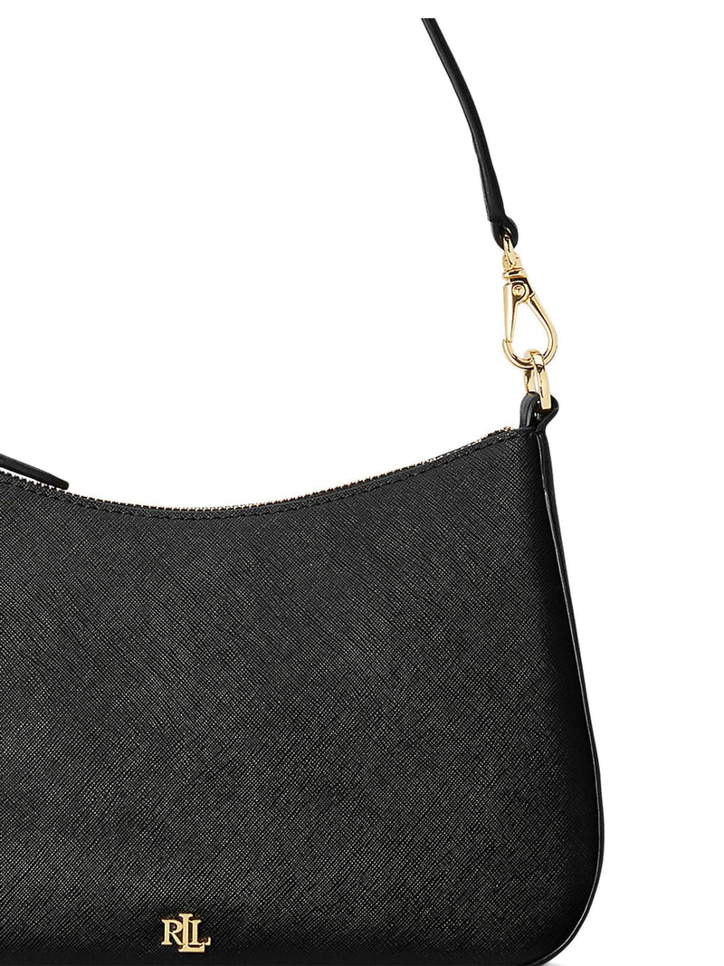 Lauren Ralph Lauren Danni crosshatch leather shoulder bag (British brand)