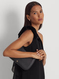 Lauren Ralph Lauren Danni crosshatch leather shoulder bag (British brand)