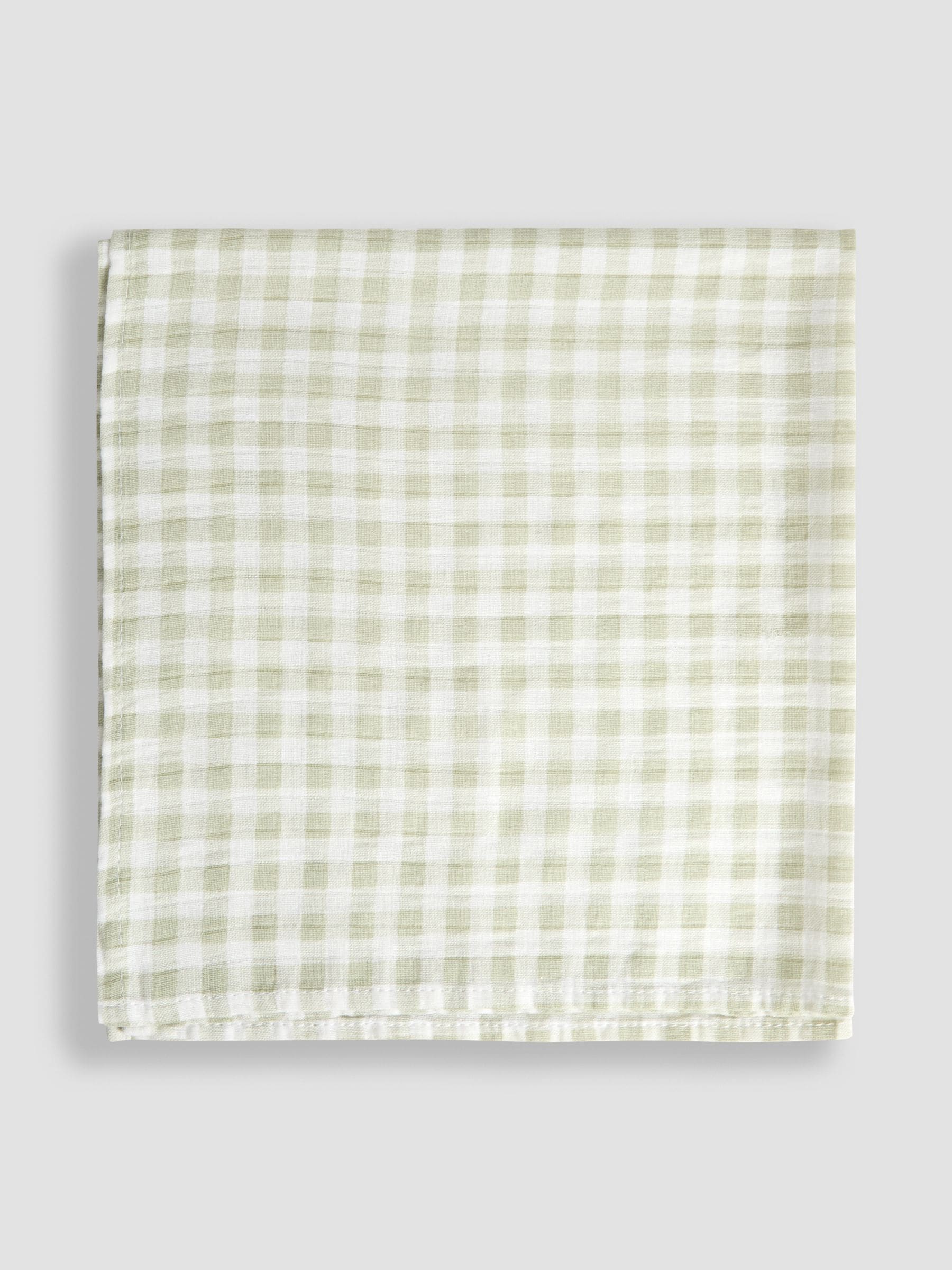 JoJo Maman Bébé gingham floral muslin cloths 3-pack - British product