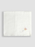 JoJo Maman Bébé vintage floral embroidered muslin cloths 5-pack - British product