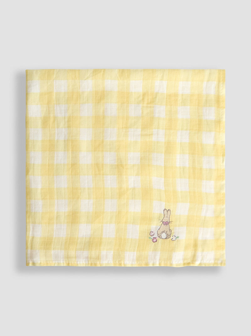 JoJo Maman Bébé Flopsy Bunny muslins 5-pack, imported from the UK