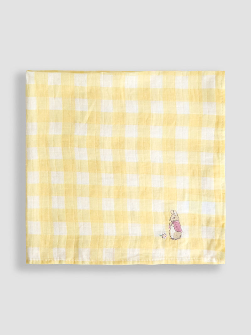 JoJo Maman Bébé Flopsy Bunny muslins 5-pack, imported from the UK