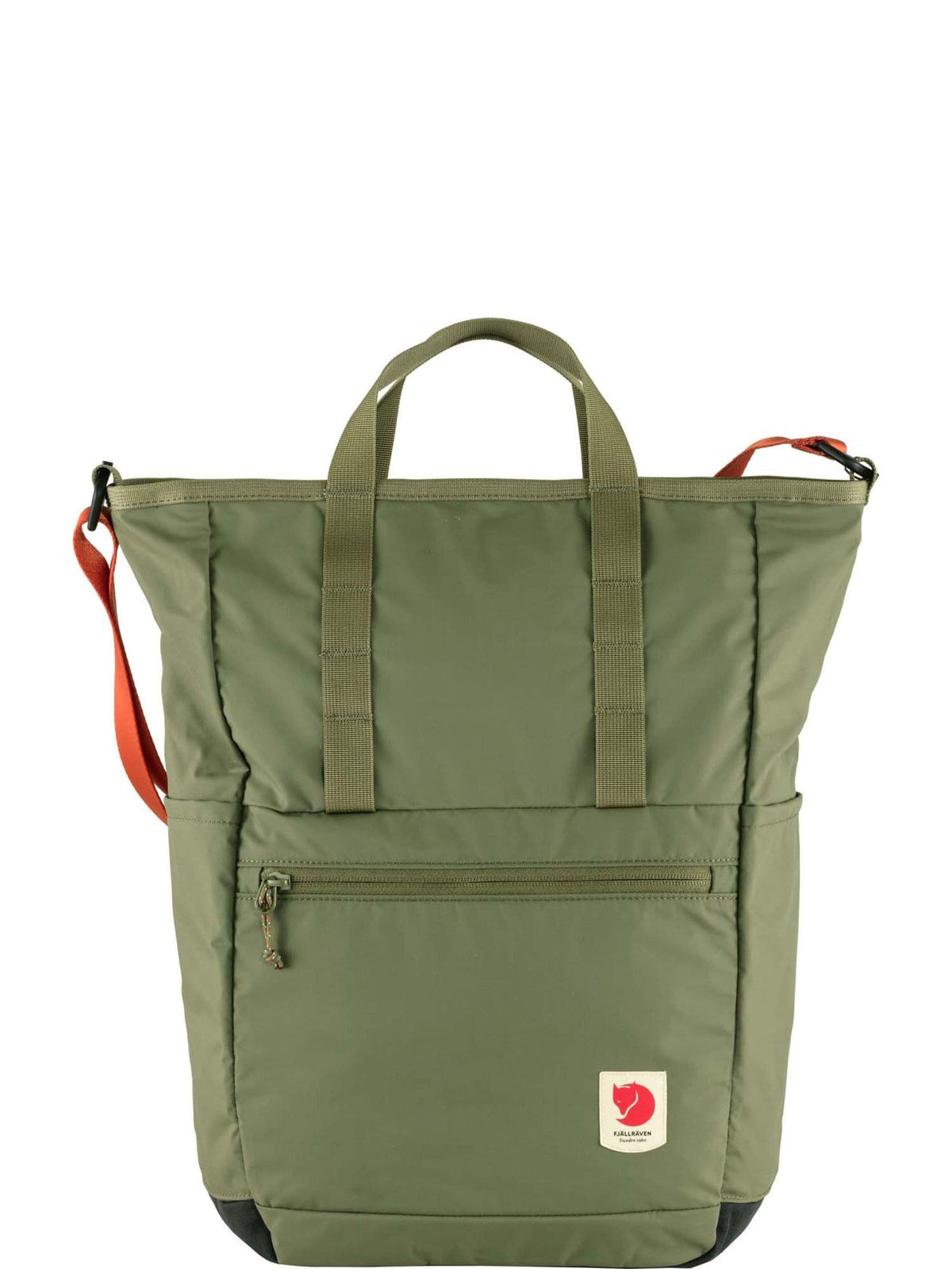 Fjallraven green tote pack with dimensions 40x31x14cm (British brand)