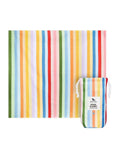 Dock & Bay Candy Stripes travel picnic blanket - British product
