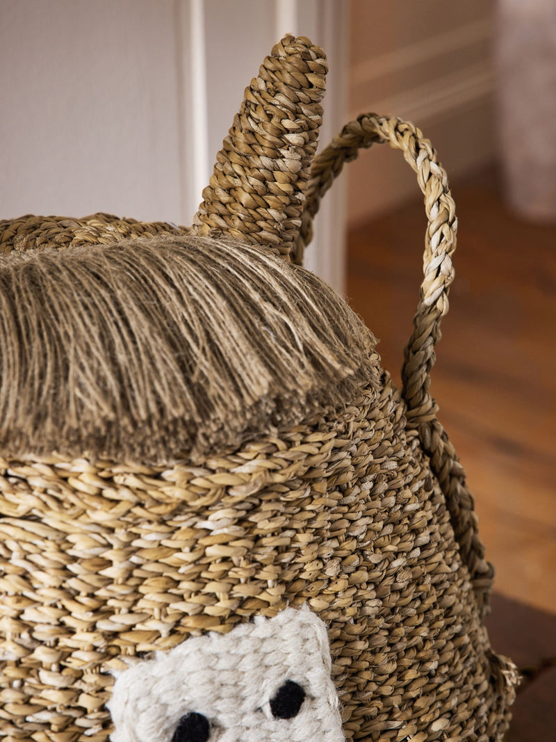 Hamish Highland Cow natural storage basket (British brand)