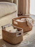 Neutral Seagrass Set of 2 Storage Baskets