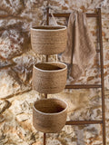 Neutral Seagrass Set of 3 Storage Baskets