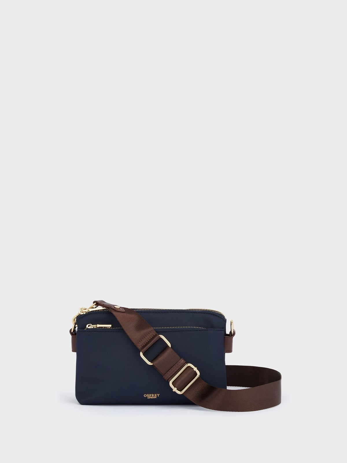Osprey London Voyage blue nylon cross-body bag (British brand)