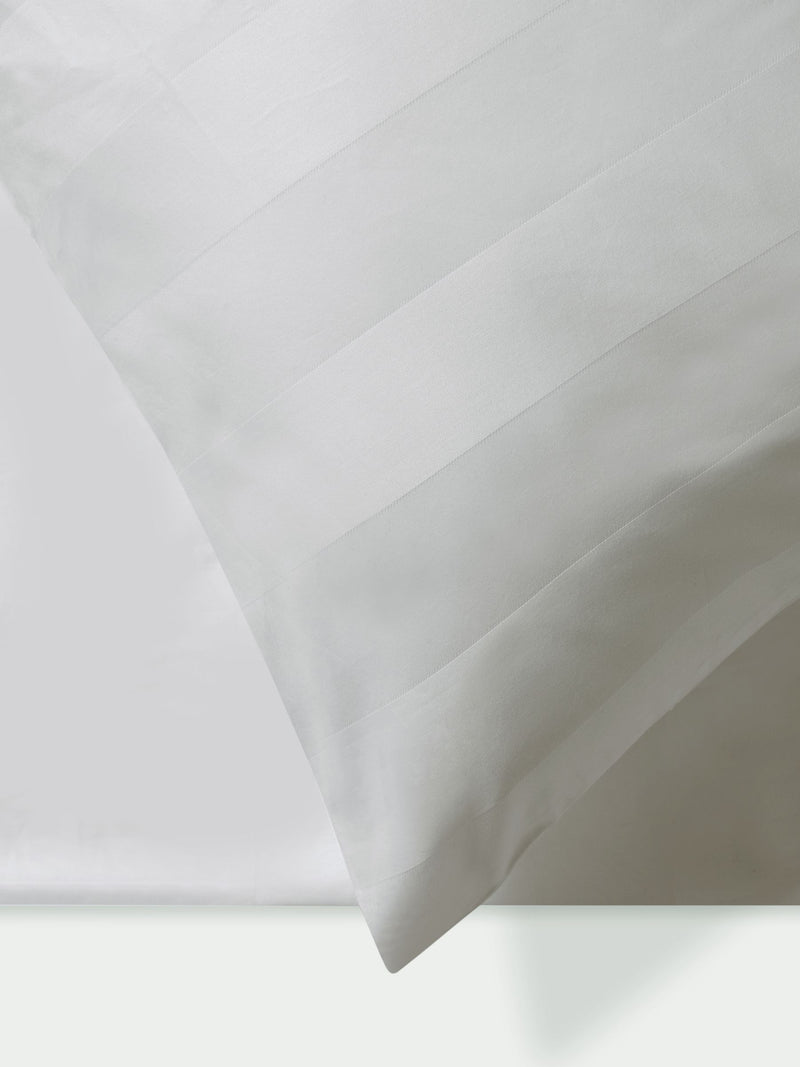 Jasper Conran London navy blue satin stripe duvet cover, UK version