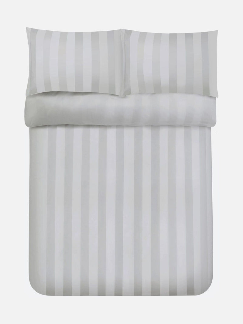 Jasper Conran London navy blue satin stripe duvet cover, UK version