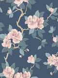 Laura Ashley wallpaper sample Maya dusky seaspray A4 (British brand)