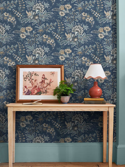 Next Laura Ashley Dusky Seaspray Marlbrook Wallpaper Sample A4- Buy online at McGrocer