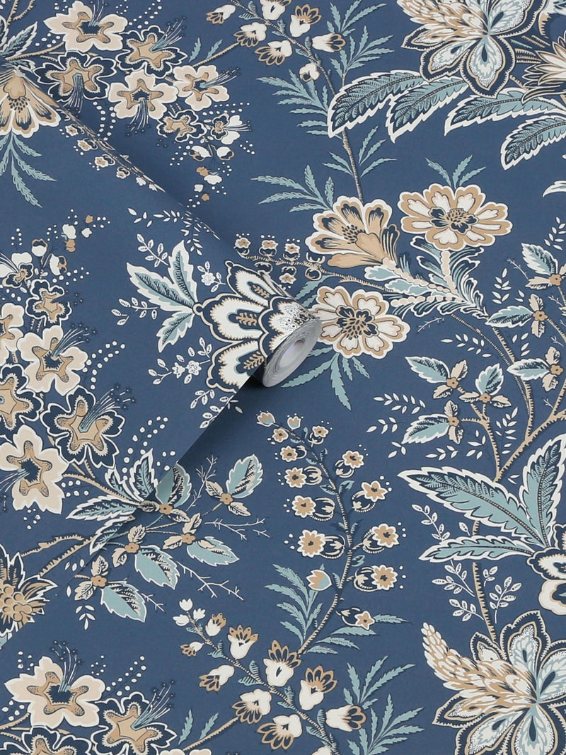 Laura Ashley Dusky Seaspray Marlbrook wallpaper sample A4 (British brand)